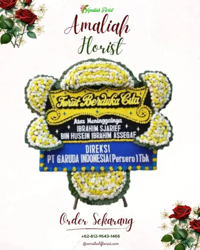 Papan Bunga Duka di Tejosari