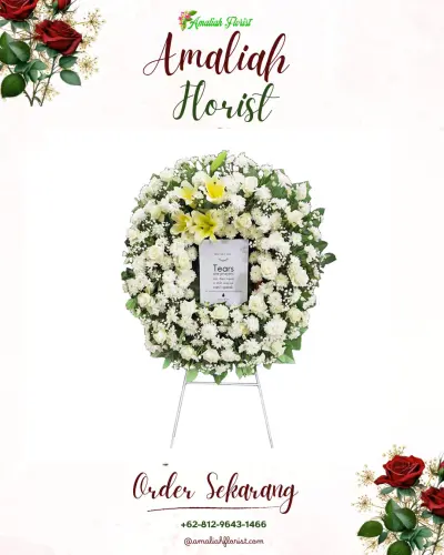 Krans Bunga Duka Cita di Tejosari